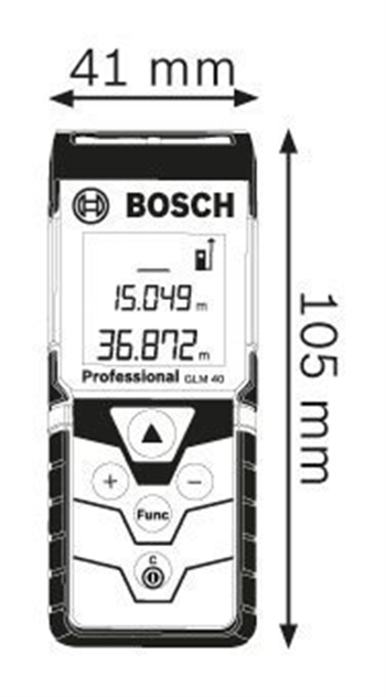 Bosch GLM 40 Lazerli Uzaklık Ölçer Professional 40 Mt.