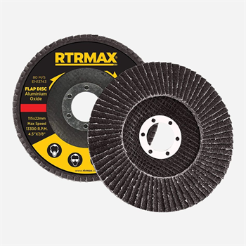 RTRMAX Alüminyum Oksit Flap Disk Zımpara 115 MM