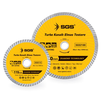 SGS Turbo Kanallı Elmas Testere 115 Mm SGS2115